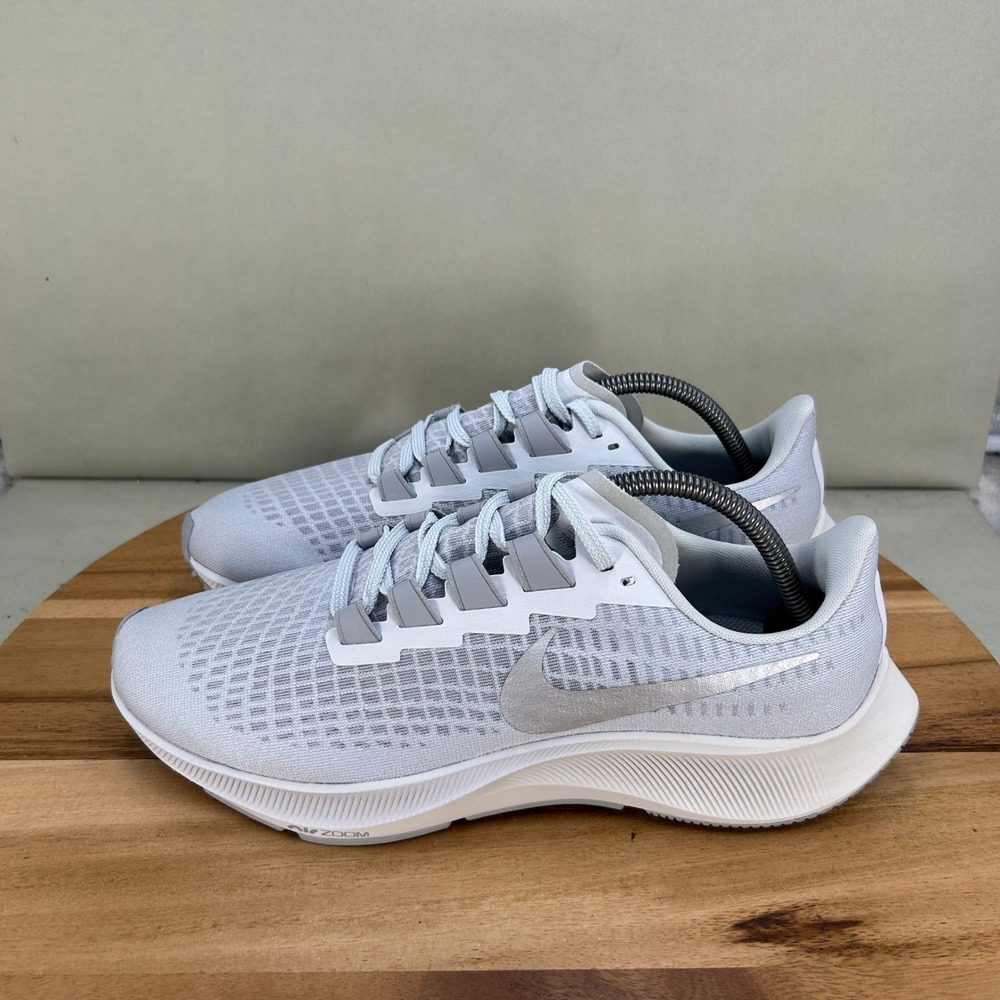 Nike Air Zoom Pegasus 37 Pure Platinum Womens Running Shoes BQ9647-009 Size 11 - Picture 3 of 8
